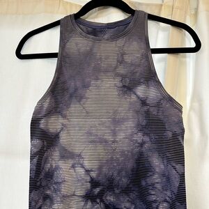 Lululemon Striped Tie-Dye Tank Top